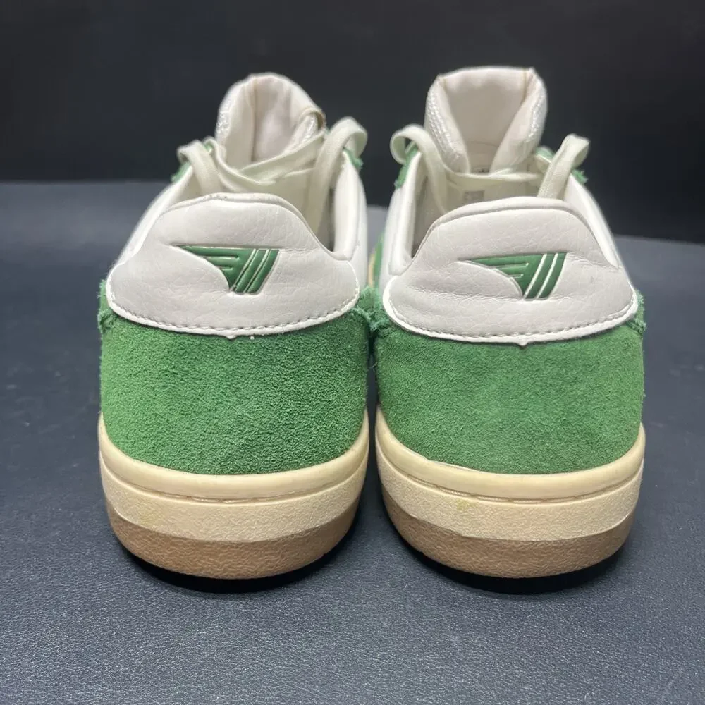 Gola Hawk II CLB411 Leather Sneakers Green & White Women’s Size 11.
